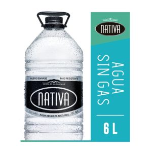 Agua Mineral Natura NATIVA bidón 6 litros sin gas