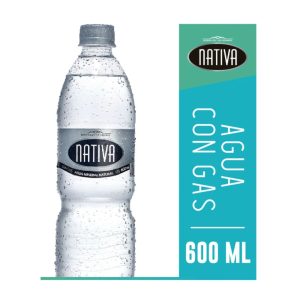 Agua Mineral Natural NATIVA 600ml con gas