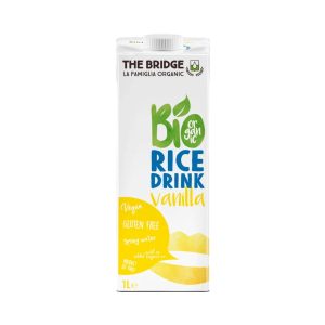 Bebida de arroz bio orgánica The Bridge Vainilla 1L