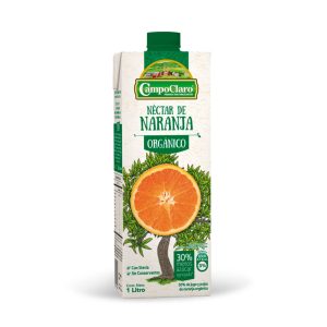 Jugo Néctar de Naranja Orgánico CAMPOCLARO 1L