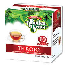 TE ROJO 10 SOBRES -BOTICA DEL SEÑOR