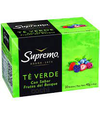 TE VERDE CON FRUTOS ROJOS 20 SOBRES-SUPREMO