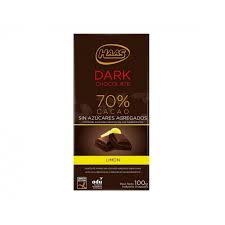 Chocolate 70% Haas Dark Limon  -Tableta 100GR