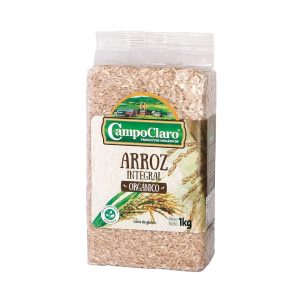 Arroz Integral Orgánico 1KG Campo Claro