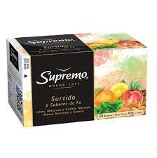 TE 6 SABORES 20 SOBRES-SUPREMO