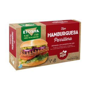 Hamburguesas Parrilleras ETOSHA Mi Soja – 4 unidades (320 g)