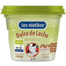 DULCE DE LECHE 0% AZUCAR 500GR -LOS NIETITOS