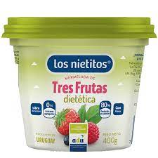 MERMELADA DIET TRES FRUTOS 400GR-LOS NIETITOS