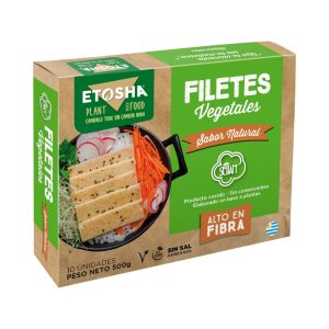 Filetes Vegetales ETOSHA de Seitán Sabor Natural – 10 unidades (500 g)