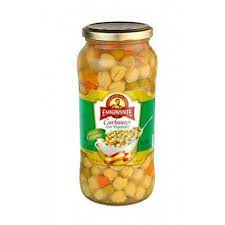 Garbanzos cocidos fco.570gr-El emigrante