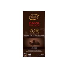 Chocolate tabl. amargo s/azucar 100gr-Haas