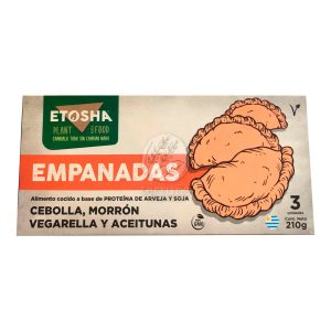 Empanadas ETOSHA proteína de arveja y soja 3 unidades