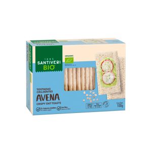 Tostadas crujientes con Avena SANTIVERI BIO 100 g