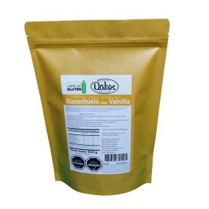 Premezcla Bizcochuelo Vainilla 500 g Dakos (Sin Gluten)