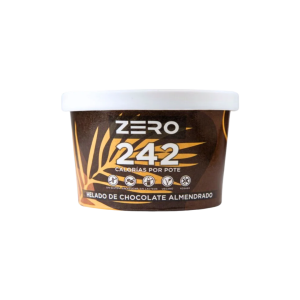 Helado ZERO de Chocolate almendrado 250ml sin gluten vegano