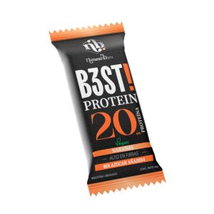 Barra de proteína Natural Bars BEST PROTEIN 60g sabor Naranja (vegana)