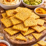 Crackers de Harina de Garbanzo y Cúrcuma