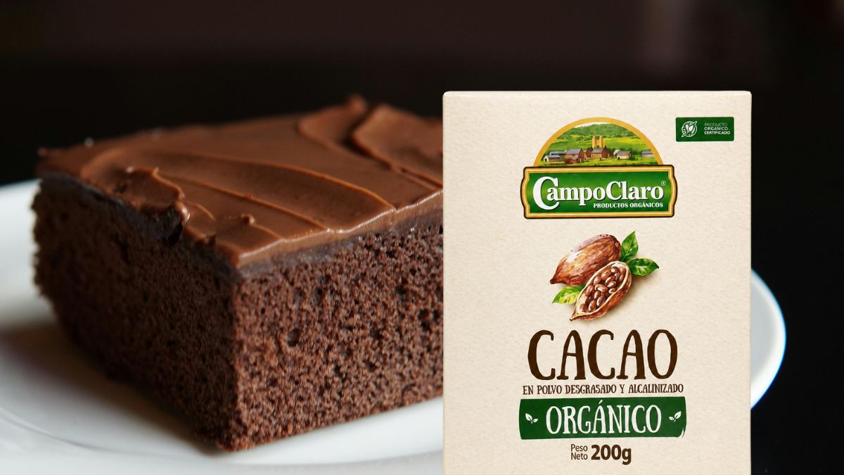 En este momento estás viendo Torta o Bizcochuelo de Chocolate con Cacao Orgánico CampoClaro