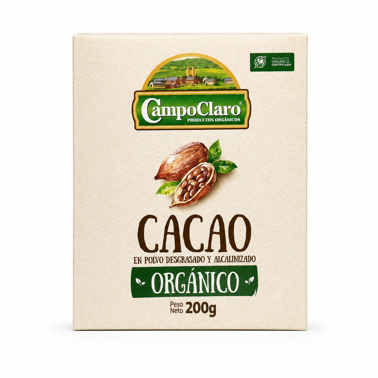 Cacao Orgánico CampoClaro 200 g