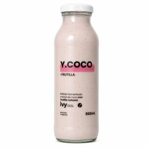 Bebible de Frutilla Y.COCO IVY – Bebida Fermentada de Coco 500 ml