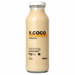 Bebible de Durazno Y.COCO IVY – Bebida Fermentada de Coco 500 ml